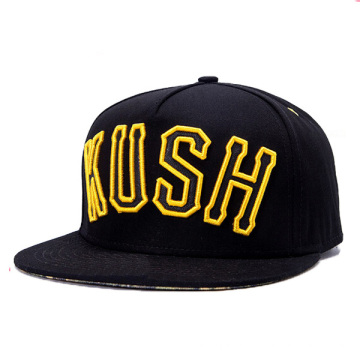 Boné de snapback com logotipo personalizado Applique bordado